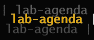 Lab-agenda